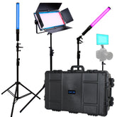 Dracast X Series LED Lighting Kit 16 (x1 DRX1000RGB, x1 DRX240RGB, x2 DRXLT400)